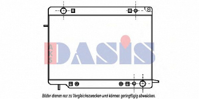 AKS DASIS 151660n -  Радиатор, охлаждение двигателя